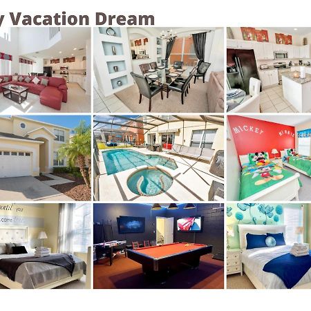 Disney Dream With Hot Tub, Pool, Xbox, Games Room, Lakeview, 10 Min To Disney, Clubhouse Kissimmee Exteriör bild